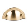 PUXADOR PARA MÓVEL CONCHA SHELL GOLD ESCOVADO - ZEN DESIGN