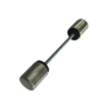 PUXADOR DUPLO P/ BOX BALI GRANADO NIQUEL ESCOVADO - ZEN DESIGN