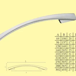 PUXADOR ITALY IL2092 128MM BRANCO