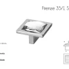 PUXADOR PARA MÓVEL PONTO FIRENZE STRASS CRISTAL ESCOVADO - GRUPPA - Image 2